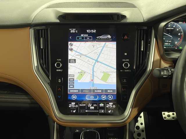 スバル アウトバック リミテッドEX 広島県 2021(令3)年 2.5万km グレーⅡ 純正11.6型ナビ/OPタン革シート/harman/kardonサウンド/X-MODE/フロント/サイド/バックカメラ/パワーシート/シートヒーター/パワーバックドア/ステアリングヒーター/パドルシフト/アイサイトX/・渋滞時ハンズオフアシスト/・ドライバー異常時対応システム/・プリクラッシュブレーキ/・誤発進抑制制御/・ツーリングアシスト/・レーダークルーズコントロール/・車線逸脱警報/・車線逸脱抑制/・ブラインドスポットモニター/・アダプティブドライビングビーム/電動パーキングブレーキ/オートブレーキホールド/ルーフレール/LEDヘッドランプ/純正18インチAW/ETC/USB入力端子