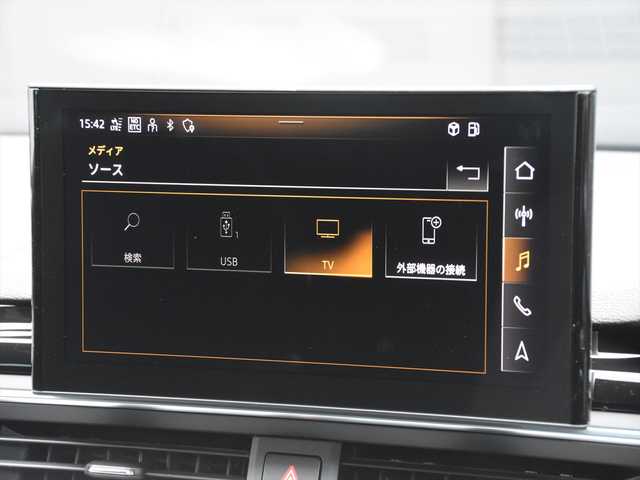 アウディ Ａ５ SB 40TDIクワトロ Sライン 和歌山県 2021(令3)年 4万km 白 S5用純正19AW /addフロントリップ /CarPlay /ACC /サイドアシスト /レーンアシスト /オートテールゲート /ワイヤレス充電 /ナビ /360度カメラ /TV /MAXWINデジタルミラー /アンビエントライト /LEDライト /ETC/取扱説明書/保証書/スペアキー