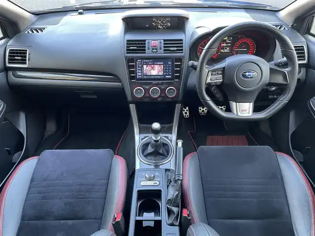 スバル ＷＲＸ ＳＴＩ STI タイプS 福岡県 2014(平26)年 9.5万km クリスタルブラックシリカ 純正ディーラーナビ(CN-LR700D）/（AM/FM/BT/CD/DVD/フルセグTV）/6MT/4WD/STIエアロ付/フロントグリルSTI/サイドストレーキ/リアバンパースカート/バックカメラ/パワーシート（運転席）/ETC/純正フロアマット/社外アルミホイール/ハーフレザー/プッシュスタート/横滑り防止装置/取扱説明書