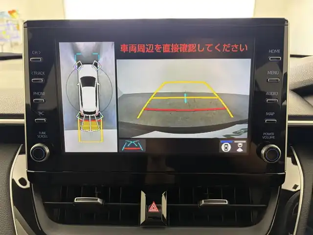 トヨタ カローラ クロス ハイブリッド Z 愛知県 2022(令4)年 3.6万km アティチュードブラックマイカ トヨタセーフティセンス/レーダークルーズコントロール/純正ナビ/（Bluetooth/AM/FM/USB入力）/全方位カメラ/ETC/ドラレコ/革巻きステアリング/ステアリングリモコン/パワーシート/シートヒーター/電動リアゲード/純正18インチAW/純正LEDライト/純正フロアマット/電子パーキング/オートホールド/電動格納ミラー/DUALエアコン/スマートキー/プッシュスタート/AC100V/ドアバイザー
