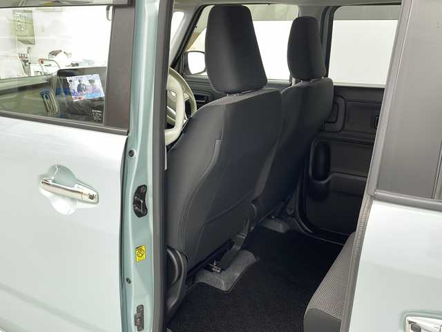 スズキ ワゴンＲ スマイル HYBRID S 鳥取県 2021(令3)年 2.7万km オフブルーメタリック/ホワイト2トーン ・４WD/・スズキ セーフティ サポート/・衝突被害軽減ブレーキ/・誤発進抑制機能、/逸脱警報機能/・純正9インチ　ナビ/・Bluetooth/CD/DVD/USB/フルセグTV/・AndroidAuto/AppleCarPlay/・アラウンドビューモニター/・両側パワースライドドア/・前席シートヒーター/・オートライト/・スマートキー/プッシュスタート/・レーンキープアシスト/・横滑り防止装置/・アイドリングストップ/・ETC
