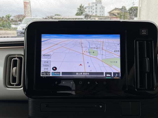 スズキ ワゴンＲ スマイル HYBRID S 富山県 2021(令3)年 2.7万km オフブルーメタリック/ホワイト2トーン ４WD/スズキ セーフティ サポート/衝突被害軽減ブレーキ/誤発進抑制機能/逸脱警報機能/純正9インチナビ/Bluetooth/CD/DVD/USB/フルセグTV/AndroidAuto/AppleCarPlay/アラウンドビューモニター/両側パワースライドドア/前席シートヒーター/オートライト/スマートキー/プッシュスタート/レーンキープアシスト/横滑り防止装置/アイドリングストップ/ETC