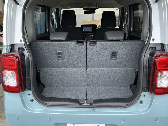 スズキ ワゴンＲ スマイル HYBRID S 富山県 2021(令3)年 2.7万km オフブルーメタリック/ホワイト2トーン ４WD/スズキ セーフティ サポート/衝突被害軽減ブレーキ/誤発進抑制機能/逸脱警報機能/純正9インチナビ/Bluetooth/CD/DVD/USB/フルセグTV/AndroidAuto/AppleCarPlay/アラウンドビューモニター/両側パワースライドドア/前席シートヒーター/オートライト/スマートキー/プッシュスタート/レーンキープアシスト/横滑り防止装置/アイドリングストップ/ETC