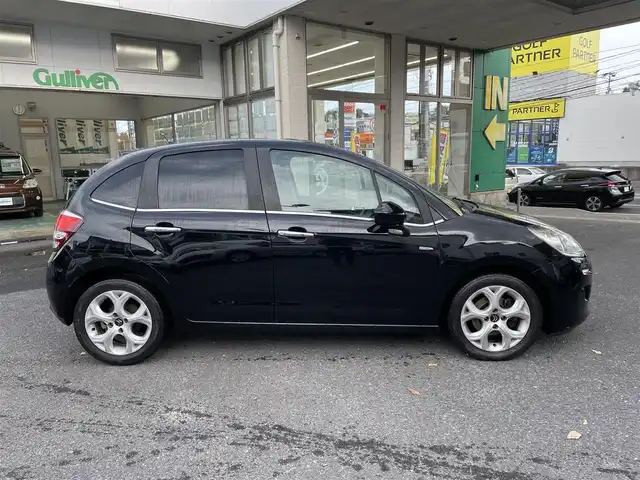 シトロエン Ｃ３ エクスクルーシブ 宮城県 2014(平26)年 6.6万km ノアールペルラネラ 純正オーディオ/FM/AM/CD/純正アルミ夏タイヤ16インチ/社外アルミ冬タイヤ15インチ/MTモード搭載/フロアマット/横滑り防止装置/電動格納ミラー/ETC/前後ドライブレコーダー