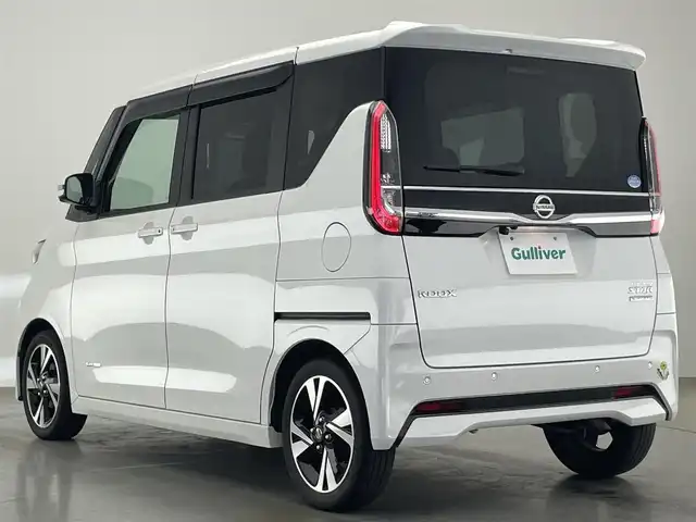日産 ルークス ハイウェイスター Gターボ 愛知県 2021(令3)年 6.2万km ホワイトパール 純正９型ナビ　フルセグＴＶ　Ｂｌｕｅｔｏｏｔｈ　全方位カメラ　純正ドライブレコーダー　ＥＴＣ　エマージェンシーブレーキ　衝突軽減　車線逸脱　コーナーセンサー　リアシェード　ＬＥＤオートライト　禁煙車