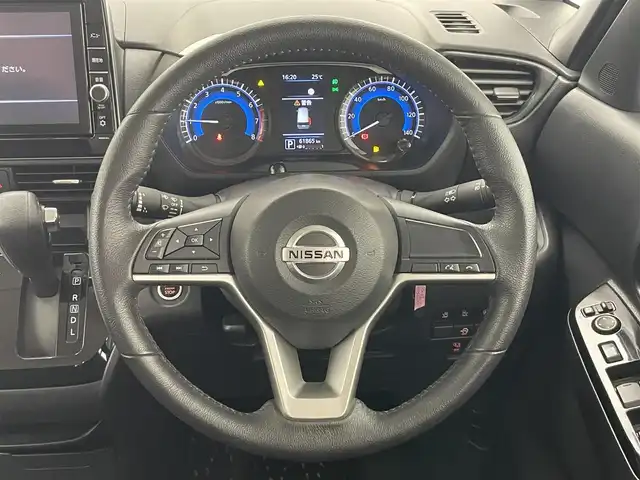 日産 ルークス ハイウェイスター Gターボ 愛知県 2021(令3)年 6.2万km ホワイトパール 純正９型ナビ　フルセグＴＶ　Ｂｌｕｅｔｏｏｔｈ　全方位カメラ　純正ドライブレコーダー　ＥＴＣ　エマージェンシーブレーキ　衝突軽減　車線逸脱　コーナーセンサー　リアシェード　ＬＥＤオートライト　禁煙車