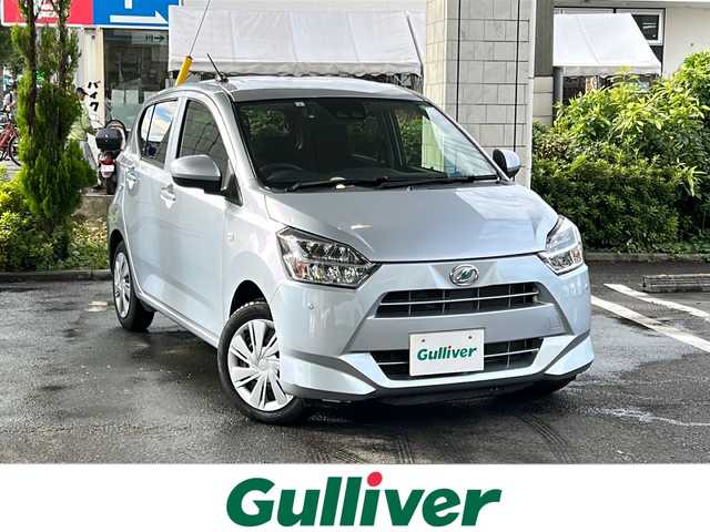 ダイハツ ミラ イース X リミテッド SAⅢ 東京都 2021(令3)年 1.3万km ブライトシルバーメタリック HDDナビゲーション（Bluetooth接続、フルセグテレビ）/ETC/前後ドライブレコーダー/純正フロアマット/ABS/横滑り防止機能/コーナーセンサー/LEDヘッドライト/衝突被害軽減システム/アイドリングストップ/アンサーバック機能