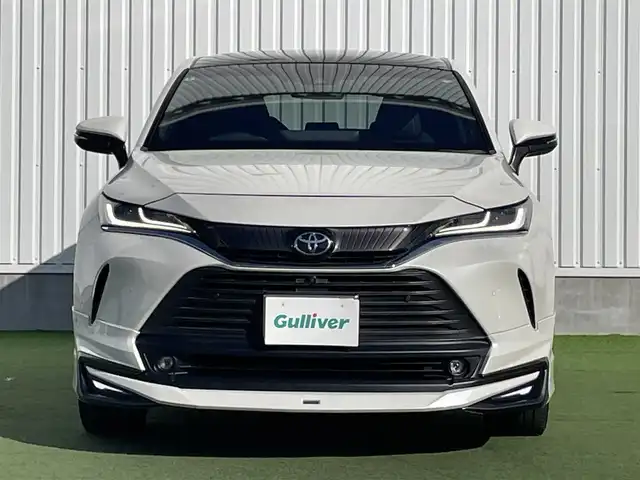 トヨタ ハリアー Z レザーパッケージ 香川県 2021(令3)年 4.9万km ホワイトパールクリスタルシャイン トヨタセーフティーセンス/・プリクラッシュ/・レーントレーシングアシスト/調光パノラマルーフ/モデリスタエアロ/純正12.3型ナビ/パノラミックビューモニター/JBLサウンド/レザーシート/シートヒーター/ベンチレーション/パワーシート/革巻きステアリング/ステアリングヒーター/ステアリングリモコン/レーダークルーズコントロール/LEDヘッドライト/LEDフォグライト/パワーバックドア/デジタルインナーミラー/BSM/HUD/スマートキー/プッシュスタート