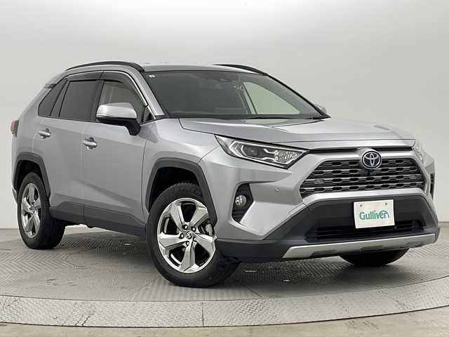 トヨタ ＲＡＶ４ ハイブリットG 新潟県 2020(令2)年 5万km シルバーメタリック 4WD/トヨタセーフティーセンス/純正ナビ/　　フルセグ/BT/Miracast/AM/FM/バックカメラ/パワーバックドア/レーダークルーズコントロール/LEDオートライト/オートマチックハイビーム/レザーシート/パワーシート/メモリーシート/シートヒーター/純正18インチアルミホイール/ステアリングスイッチ/USBポート/ルーフレール/スマートキー/ビルトインETC2.0