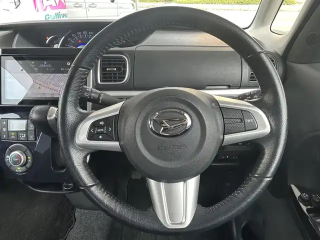 ダイハツ タント カスタム RS トップED SA Ⅲ 茨城県 2018(平30)年 3.2万km ディープブルークリスタルマイカ エンジンスタートボタン/アイドリングストップ/スペアキー有/純正ナビ/Bluetooth/フルセグTV/ETC/純正アルミホイール/運転席ヒートシーター/両側パワースライドドア/全周囲カメラ/衝突警報機能/衝突回避支援ブレーキ機能/LEDライト/オートマチックハイビーム/ベンチシート
