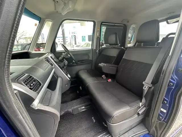 ダイハツ タント カスタム RS トップED SA Ⅲ 茨城県 2018(平30)年 3.2万km ディープブルークリスタルマイカ エンジンスタートボタン/アイドリングストップ/スペアキー有/純正ナビ/Bluetooth/フルセグTV/ETC/純正アルミホイール/運転席ヒートシーター/両側パワースライドドア/全周囲カメラ/衝突警報機能/衝突回避支援ブレーキ機能/LEDライト/オートマチックハイビーム/ベンチシート