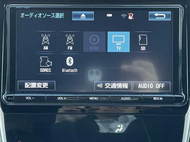 トヨタ ハリアー プレミアム 群馬県 2017(平29)年 4.8万km スパークリングブラックパールクリスタルシャイン 純正SDナビ（AM/FM/Bluetooth/CD/DVD/TV）/フルセグTV/バックカメラ/ETC/ステアリングスイッチ/革巻きステアリング/電動格納ミラー/プッシュスタート/パワーバックドア/フォグライト/純正フロアマット/純正18インチAW/レーンキープアシスト/衝突被害軽減ブレーキ/横滑り防止装置/オートライト/オートハイビーム/アイドリングストップ/クルーズコントロール/ワンオーナー/保証書/取扱説明書/記録簿