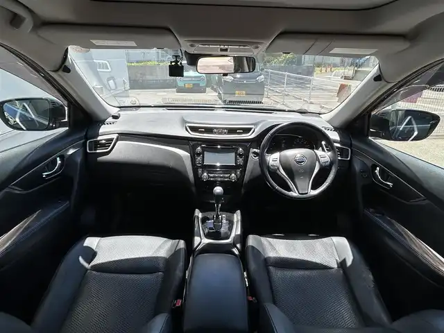 日産 エクストレイル 20Xt ブラックエクストリーマーX エマB 佐賀県 2016(平28)年 8万km ダイヤモンドブラック パノラミックガラスルーフ/エマージェンシーブレーキ/前後ソナー/後側方車両検知警報/車線逸脱警報/クルーズコントロール/純正SDナビ/・アラウンドビューモニター/・フルセグTV/BT/CD/DVD/純正17インチAW/ルーフレール/カプロンシート/シートヒーター/LEDヘッドライト/フォグランプ/オートライト/前後ドラレコ(DRY-TW8500)/ETC/スペアキー×１