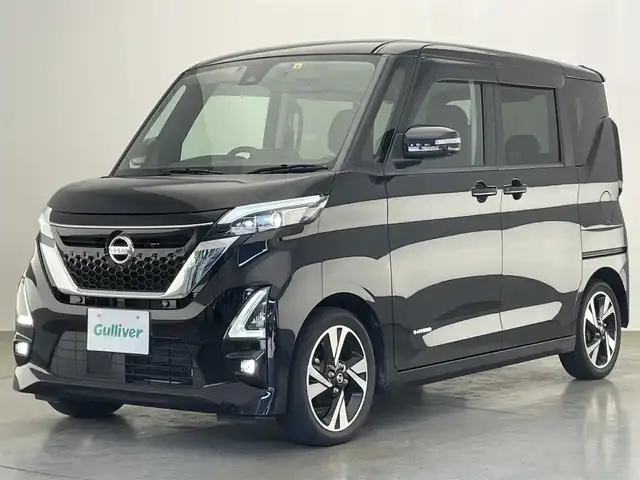 日産 ルークス HWS Gターボ プロパイロットED 愛知県 2020(令2)年 5.6万km ブラック 純正９型ナビ　フルセグＴＶ　Ｂｌｕｅｔｏｏｔｈ　プロパイロット　全方位カメラ　ハンズフリー両側パワスラ　ＬＥＤオートライト　コーナーセンサー　ＥＴＣ　エマージェンシーブレーキ　衝突軽減　フォグ　禁煙車