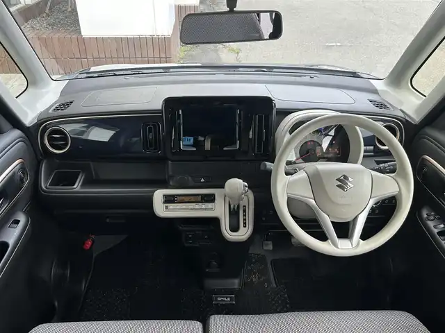 スズキ ワゴンＲ スマイル HYBRID X 静岡県 2022(令4)年 3.3万km インディゴブルーメタリック/ホワイト2トーン インディゴブルーメタリック＆ホワイト２トーン/デュアルカメラブレーキサポート/車線逸脱警報　/障害物センサー　/両側パワースライドドア　/シートヒーター　/プッシュスタート　/スマートキー　/スペアキー　/ＬＥＤヘッドライト/フォグランプ/オートライト　/純正フロアマット　/ウィンカーミラー/横滑り防止装置/アイドリングストップ