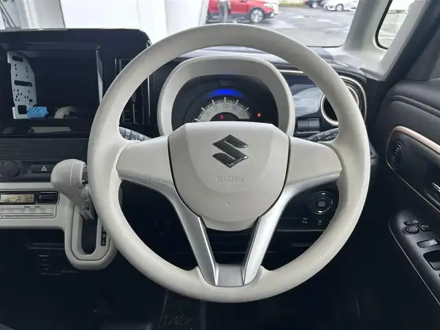 スズキ ワゴンＲ スマイル HYBRID X 静岡県 2022(令4)年 3.3万km インディゴブルーメタリック/ホワイト2トーン インディゴブルーメタリック＆ホワイト２トーン/デュアルカメラブレーキサポート/車線逸脱警報　/障害物センサー　/両側パワースライドドア　/シートヒーター　/プッシュスタート　/スマートキー　/スペアキー　/ＬＥＤヘッドライト/フォグランプ/オートライト　/純正フロアマット　/ウィンカーミラー/横滑り防止装置/アイドリングストップ