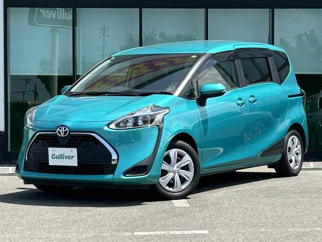 トヨタ シエンタ X 和歌山県 2018(平30)年 3.7万km ラディアントグリーンM 後期型/純正ナビ/バックカメラ/パワースライドドア/ステアリングスイッチ/オートハイビーム/レーンキープアシスト/コーナーセンサー/アイドリングストップ/電格ミラー/社外シートカバー/トヨタセーフティセンス