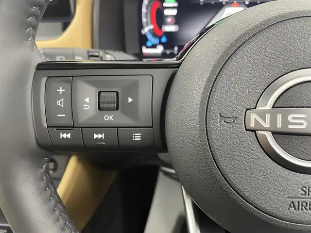 日産 エクストレイル G e－4ORCE 埼玉県 2024(令6)年 0.1万km ブリリアントホワイトパール ガラスルーフ　純正12.3型コネクトナビ　プロパイロット　全方位カメラ　デジタルインナーミラー　BSM　HUD　ワイヤレス充電　レザーシート　パワーシート　温シート　電動リアゲート　ハンドルヒーター