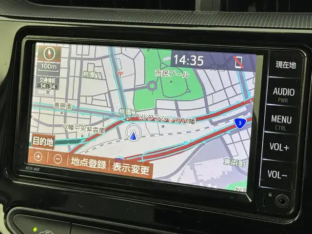 トヨタ アクア S スタイルブラック 福岡県 2021(令3)年 3.4万km ホワイトパールクリスタルシャイン 純正ナビ　/ＥＴＣ　/全方位カメラ　/前後ドライブレコーダー　/前席シートヒーター　/衝突被害軽減システム　/レーンキープ　/横滑り防止装置　/ナノイー　/オートライト　/ＬＥＤヘッドライト　/オートマチックハイビーム/フロントバンパーガーニッシュ