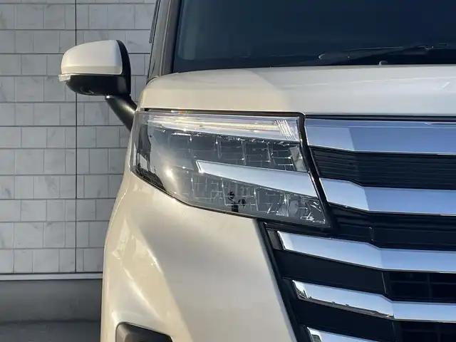 トヨタ ルーミー カスタムG 福岡県 2023(令5)年 1万km パールホワイトⅢ 純正7型SDナビ(フルセグTV/CD/TV/BT)/トヨタセーフティ/全方位/コーナーセンサー/両側パワスラ/ドラレコ/クルコン/ETC/シートヒーター/USB/純正アルミホイール/純正LED/純正フロアマット/スマートキー/プッシュスタート/スペアキー