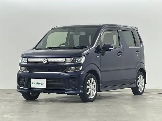スズキ ワゴンＲ HYBRID FZ 福島県 2020(令2)年 3.4万km ノクターンブルーパール スズキセーフティーサポート/・車線逸脱警報/・コーナーセンサー　/・オートハイビーム/社外メモリナビゲーション/型番:CN-RZ853/【AM/FM/DVD/CD/Bluetooth/フルセグ】/全方位カメラ　/シートヒーター　/ＥＴＣ　/ドライブレコーダー　/プッシュスタート　/・スマートキー　/・スペアキー/ヘッドアップディスプレイ　/オートライト　/・ＬＥＤライト/ウィンカーミラー/オートミラー/純正フロアマット/保証書