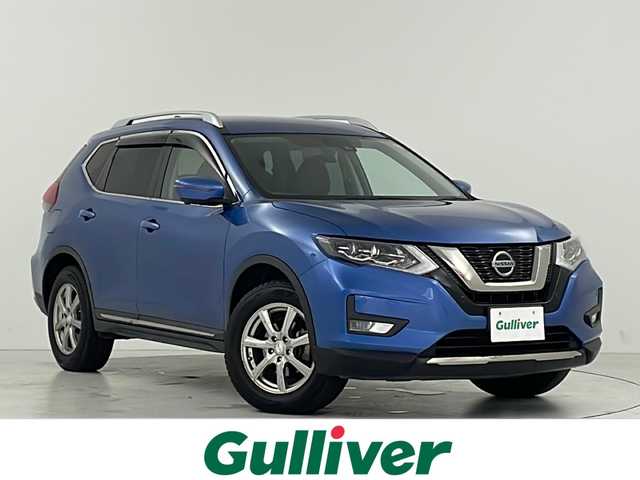 日産 エクストレイル 20Xi 大阪府 2022(令4)年 6.7万km シャイニングブルー プロパイロット/インテリジェントエマージェンシーブレーキ/車線逸脱防止支援システム/純正ナビ/　CD/DVD/BT/フルセグTV/インテリジェントアラウンドビューモニター/パワーバックドア/アダプティブクルーズコントロール/LEDヘッドライト/レザーシート/前席パワーシート/全席シートヒーター/社外17インチアルミホイール/ルーフレール/インテリジェントルームミラー/スマートキー/ETC/電動パーキングブレーキ/オートブレーキホールド/アイドリングストップ/フロアマット/電動格納ミラー