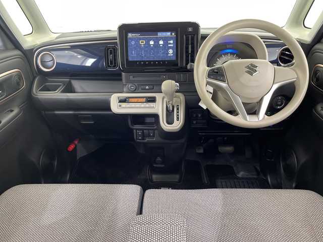 スズキ ワゴンＲ スマイル HYBRID X 栃木県 2022(令4)年 0.4万km フェニックスレッドパール/ブルーイッシュブラックパール 純正メモリナビ/　（CD/DVD/フルセグTV/Bluetooth）/バックカメラ/全方位カメラ/スズキセーフティサポート/・デュアルカメラブレーキサポート/・誤発進抑制機能/・車線逸脱抑制機能/・車線逸脱警報機能/・ふらつき警報機能/・先行車発進お知らせ機能/・標識認識機能/・ハイビームアシスト/ETC/ドライブレコーダー/両側パワースライドドア/バックソナー/純正フロアマット/禁煙車