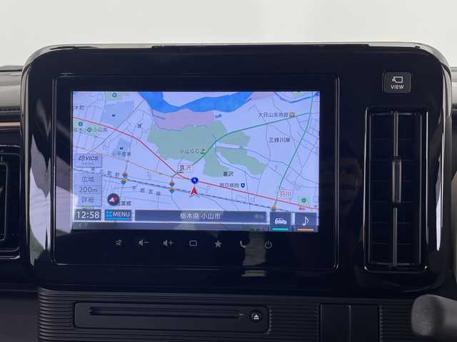 スズキ ワゴンＲ スマイル HYBRID X 栃木県 2022(令4)年 0.4万km フェニックスレッドパール/ブルーイッシュブラックパール 純正メモリナビ/　（CD/DVD/フルセグTV/Bluetooth）/バックカメラ/全方位カメラ/スズキセーフティサポート/・デュアルカメラブレーキサポート/・誤発進抑制機能/・車線逸脱抑制機能/・車線逸脱警報機能/・ふらつき警報機能/・先行車発進お知らせ機能/・標識認識機能/・ハイビームアシスト/ETC/ドライブレコーダー/両側パワースライドドア/バックソナー/純正フロアマット/禁煙車