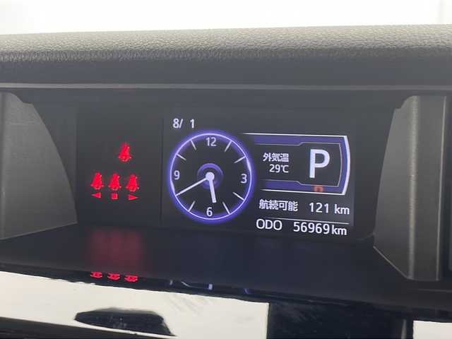 トヨタ ルーミー カスタムG－T 千葉県 2017(平29)年 5.7万km レーザーブルークリスタルシャイン クルーズコントロール/レーンキープアシスト/衝突軽減システム/純正SDナビ（NSZT-W66T）/　Bluetooth/CD/DVD/フルセグTV/バックカメラ/ビルトインETC/社外ドライブレコーダー前後/両側パワースライドドア/LEDヘッドライト/オートライト/純正15インチアルミホイール