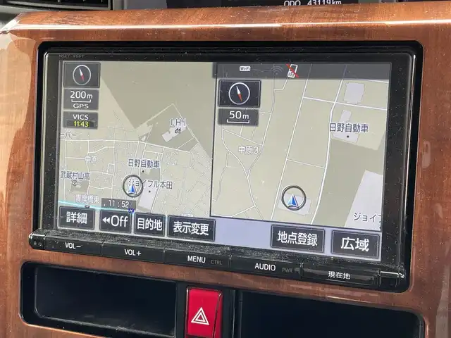 トヨタ ルーミー カスタムG－T 東京都 2018(平30)年 4.4万km パールホワイトⅢ 純正SDナビ/・フルセグ/SD/CD/DVD/BT/バックビューモニター/ドライブレコーダー/クルーズコントロール/両側パワースライドドア/シートヒーター（前席）/アイドリングストップ/プッシュスタート /スマートキー/アイドリングストップ/ETC