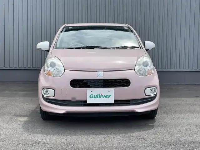 トヨタ パッソ プラスハナ Gパッケージ 千葉県 2014(平26)年 6.3万km ムースピンクP ワンオーナー/禁煙車/社外SDナビ/・フルセグTV・Bluetooth・CD・SD/バックカメラ/横滑り防止装置/ETC/ドライブレコーダー/アイドリングストップ/LEDヘッドライト/フォグランプ/ウィンカーミラー/電動格納ミラー/純正14インチAW/シートリフター/スマートキー/フロアマット/ドアバイザー/スペアキー/保証書