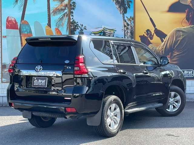 トヨタ ランドクルーザー プラド TX Lパッケージ 宮崎県 2018(平30)年 5.4万km 黒 社外SDナビ　/フルセグ　/バックカメラ　/ETC　/ドラレコ　/レザーシート　/クルコン　/サンルーフ　/衝突被害軽減ブレーキ　/横滑り防止　/レーンキープ　/純正ドアバイザー　/フォグランプ　/LED　/Bluetooth　/サイドステップ