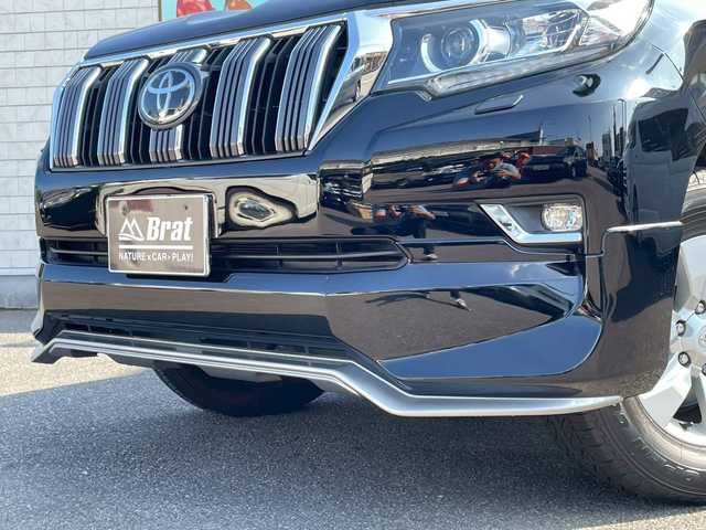 トヨタ ランドクルーザー プラド TX Lパッケージ 宮崎県 2018(平30)年 5.4万km 黒 社外SDナビ　/フルセグ　/バックカメラ　/ETC　/ドラレコ　/レザーシート　/クルコン　/サンルーフ　/衝突被害軽減ブレーキ　/横滑り防止　/レーンキープ　/純正ドアバイザー　/フォグランプ　/LED　/Bluetooth　/サイドステップ
