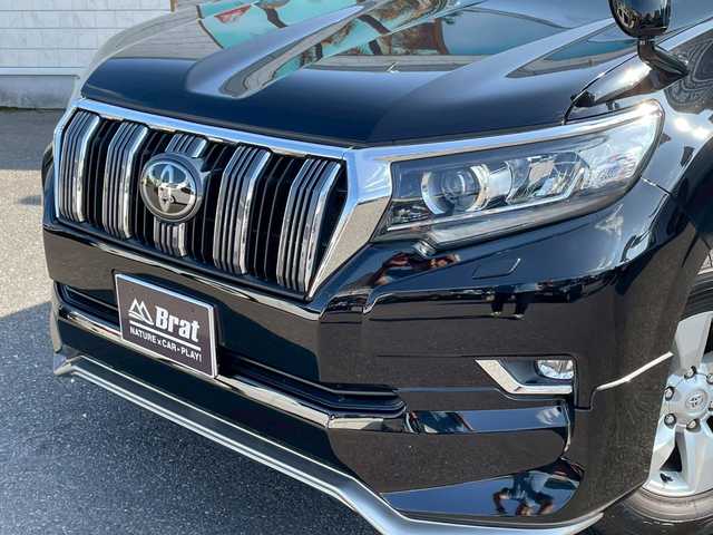 トヨタ ランドクルーザー プラド TX Lパッケージ 宮崎県 2018(平30)年 5.4万km 黒 社外SDナビ　/フルセグ　/バックカメラ　/ETC　/ドラレコ　/レザーシート　/クルコン　/サンルーフ　/衝突被害軽減ブレーキ　/横滑り防止　/レーンキープ　/純正ドアバイザー　/フォグランプ　/LED　/Bluetooth　/サイドステップ