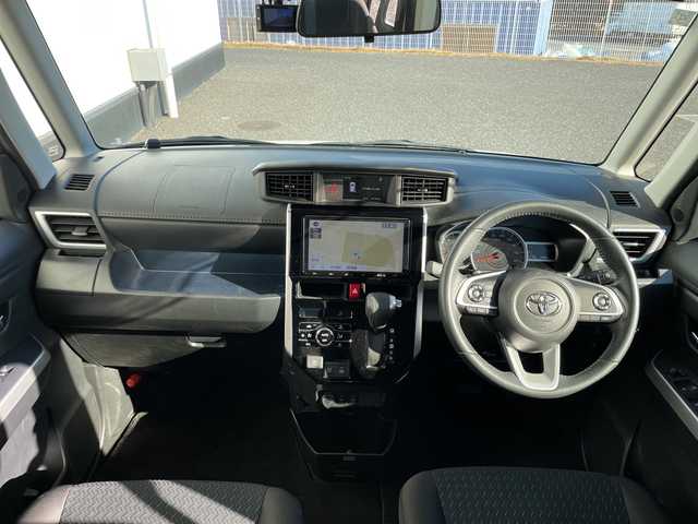 トヨタ ルーミー カスタムG－T 千葉県 2021(令3)年 2.5万km パールホワイトⅢ 純正9インチナビ/(AM/FM/BT/フルセグTV/SD)/全周囲カメラ/前後ドライブレコーダー/衝突被害軽減システム/車線逸脱警報/追従式クルーズコントロール/両側パワースライドドア/横滑り防止装置/ETC/アイドリングストップ/LEDヘッドライト/フォグランプ/オートライト/ウィンカーミラー/電動格納ミラー/純正15インチAW/シートヒーター/シートリフター/プッシュスタート/スマートキー/フロアマット/スペアキー/取扱説明書/保証書