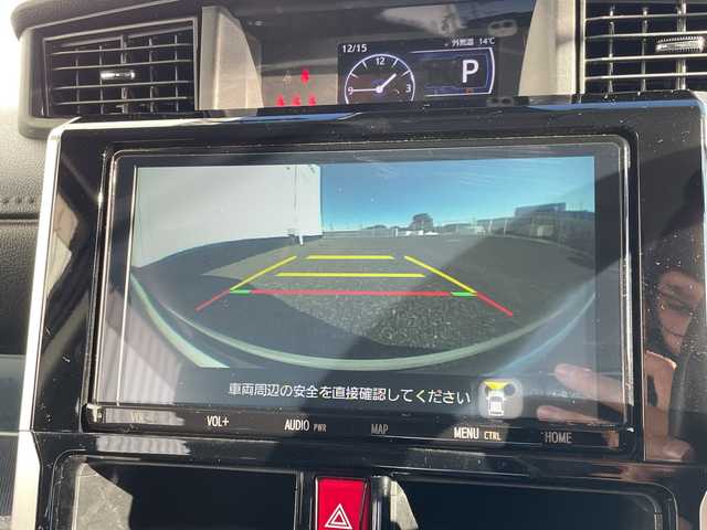 トヨタ ルーミー カスタムG－T 千葉県 2021(令3)年 2.5万km パールホワイトⅢ 純正9インチナビ/(AM/FM/BT/フルセグTV/SD)/全周囲カメラ/前後ドライブレコーダー/衝突被害軽減システム/車線逸脱警報/追従式クルーズコントロール/両側パワースライドドア/横滑り防止装置/ETC/アイドリングストップ/LEDヘッドライト/フォグランプ/オートライト/ウィンカーミラー/電動格納ミラー/純正15インチAW/シートヒーター/シートリフター/プッシュスタート/スマートキー/フロアマット/スペアキー/取扱説明書/保証書