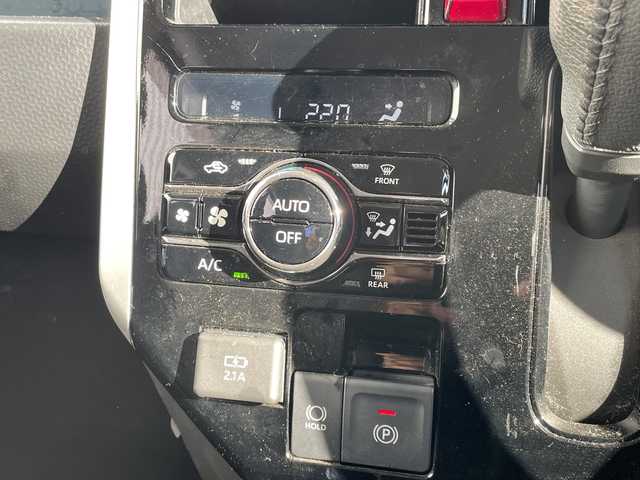 トヨタ ルーミー カスタムG－T 千葉県 2021(令3)年 2.5万km パールホワイトⅢ 純正9インチナビ/(AM/FM/BT/フルセグTV/SD)/全周囲カメラ/前後ドライブレコーダー/衝突被害軽減システム/車線逸脱警報/追従式クルーズコントロール/両側パワースライドドア/横滑り防止装置/ETC/アイドリングストップ/LEDヘッドライト/フォグランプ/オートライト/ウィンカーミラー/電動格納ミラー/純正15インチAW/シートヒーター/シートリフター/プッシュスタート/スマートキー/フロアマット/スペアキー/取扱説明書/保証書