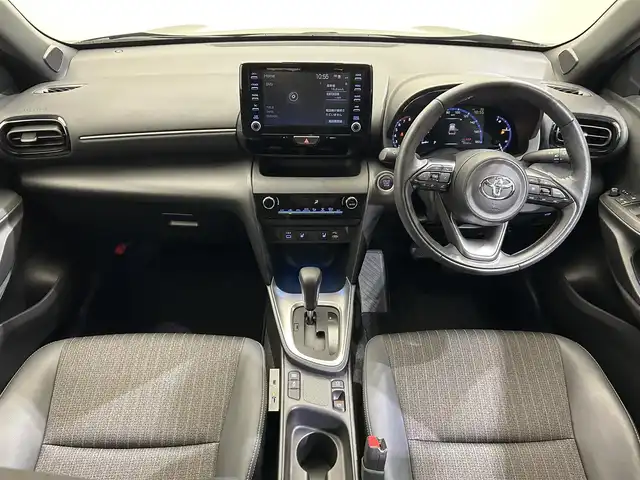 トヨタ ヤリスクロス Z 愛媛県 2022(令4)年 3.6万km ブラックマイカ ・純正８型ディスプレイオーディオ（フルセグＴＶ・ＢＴ・ＤＶＤ・ＦＭＡＭ・ＵＳＢ接続）/・モデリスタフルエアロ/・全方位カメラ　/・ビルトインＥＴＣ　/・レーダークルーズコントロール　/・ＤＮ席シートヒーター　/・レーンキープアシスト　/・スペアキー/・オートマチックハイビーム/・ステアリングヒーター/・パワーバックドア/・ステアリングリモコン