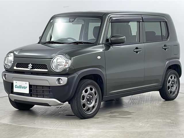 スズキ ハスラー G 道央・札幌 2015(平27)年 8.7万km クールカーキPM ・４ＷＤ/・純正スマートフォン連携ナビ＆ＴＶ＆ＢＴ＆ＵＳＢ＆ＨＤＭＩ＆ＲＣＡ/・バックモニター/・レーダーブレーキサポート/・横滑り防止装置/・アイドリングストップ/・グリップコントロール/・ヒルディセントコントロール/・運転席シートヒーター/・ＥＴＣ/・革調シートカバー/・ドアミラーヒーター/・冬タイヤ１４インチ社外アルミ付積込