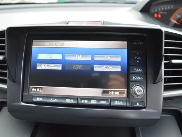ホンダ フリード Gエアロ ジャストセレクション 栃木県 2009(平21)年 14.8万km ポリッシュドメタルメタリック ディーラー点検記録簿/[H22.23.25.27.29]/純正ナビ/[ワンセグ/CD/DVD/AM/FM]/ETC/オートライト/ドライブレコーダー前後/ステアスイッチ/電動格納ミラー/ドアバイザー/スペアキー×1/取扱説明書/保証書/記録簿/[H30.R2.4.6]