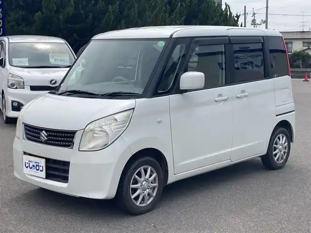 スズキ パレット ISセレクション 和歌山県 2013(平25)年 7.1万km パールホワイト (株)IDOMが運営する【じしゃロン和歌山店】の自社ローン専用車両になります。こちらは現金またはオートローンご利用時の価格です。自社ローンご希望の方は別途その旨お申付け下さい/【じしゃロン個店占有の為　落札禁止】/純正オーディオ［型式：CLCR09］/　AM/FM/CD/片側パワースライドドア/サイドバイザー/アイドリングストップ