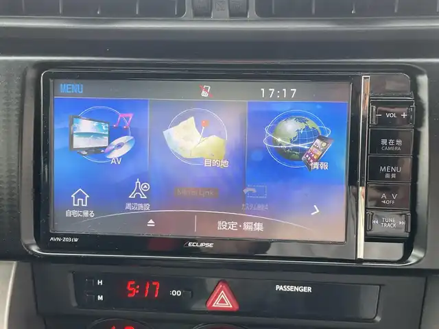 トヨタ ８６ GT 長野県 2012(平24)年 8.9万km サテンホワイトパール 社外ナビ/・Bluetooth/TV/純正ETC/純正フロアマット/HIDオートライト/革ステアリング/スマートキー/プッシュスタート/TRC