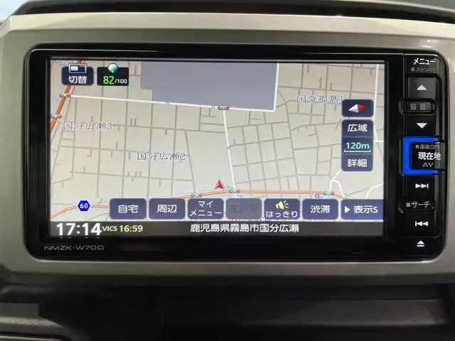 ダイハツ ウェイク L SA Ⅲ 鹿児島県 2020(令2)年 3.6万km オフビートカーキM 純正ナビ　(フルセグＴＶ/Bluetooth/AM・FM)　/バックカメラ　/両側パワースライドドア　/衝突軽減ブレーキ　/横滑り防止装置　/後方コーナーセンサー　/アイドリングストップ　/オートチックハイビーム　/純正アルミホイール　/電格ミラー　/ドアバイザー/スマートキー/プッシュスタート