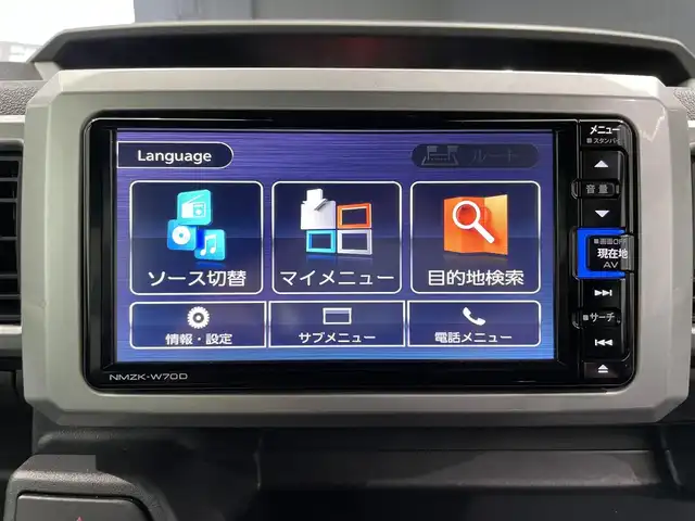 ダイハツ ウェイク L SA Ⅲ 鹿児島県 2020(令2)年 3.6万km オフビートカーキM 純正ナビ　(フルセグＴＶ/Bluetooth/AM・FM)　/バックカメラ　/両側パワースライドドア　/衝突軽減ブレーキ　/横滑り防止装置　/後方コーナーセンサー　/アイドリングストップ　/オートチックハイビーム　/純正アルミホイール　/電格ミラー　/ドアバイザー/スマートキー/プッシュスタート