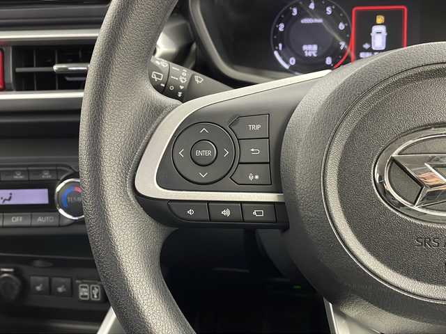 ダイハツ ロッキー G 栃木県 2020(令2)年 4.6万km ナチュラルベージュマイカM 純正ナビ/（BT/CD/DVD/AM/FM/フルセグ）/衝突軽減システム　/全周囲カメラ　/バックカメラ　/クリアランナソー　/横滑り防止　/アイドリングストップ　/レーダークルーズコントロール　/前席シートヒーター　/ビルトインＥＴＣ　/ドライブレコーダー/純正フロアマット/純正アルミホイール/MTモード付AT/プッシュスタート/スマートキー/スペアキー