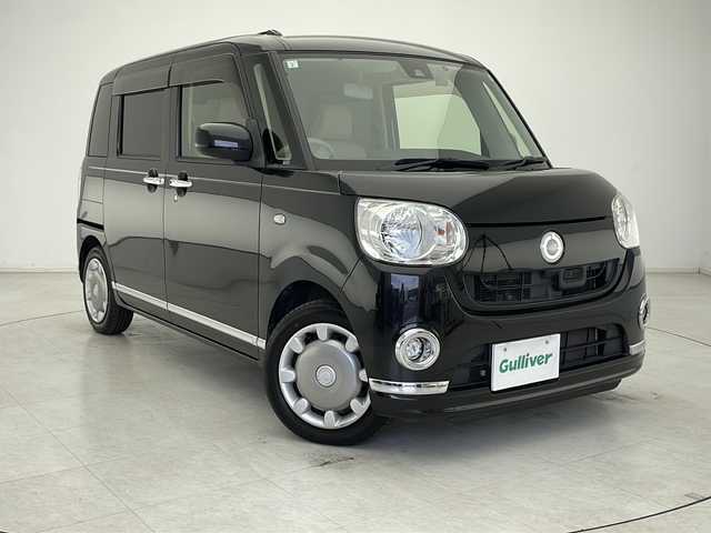 ダイハツ ムーヴ キャンバス X LTD メイクアッフ SA Ⅱ 千葉県 2017(平29)年 4.3万km ブラックマイカメタリック carrozzeriaナビ/　CD/DVD/フルセグTV/Bluetooth/スマートアシストII/衝突被害軽減ブレーキ/車線逸脱警報/バックカメラ/ドライブレコーダー/両側パワースライドドア/LEDヘッドライト/オートライト/フォグランプ/オートリトラミラー/プッシュスタート/スペアキー/純正フロアマット