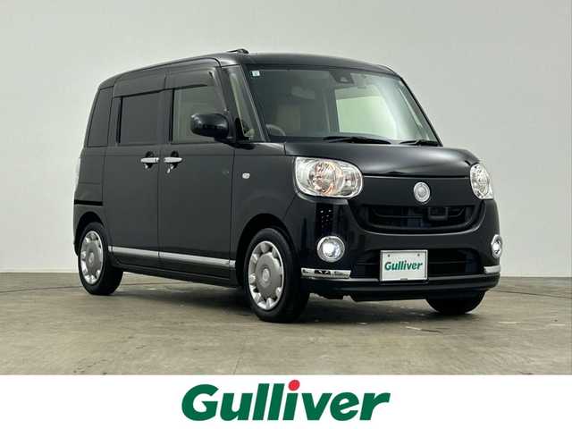 ダイハツ ムーヴ キャンバス X LTD メイクアッフ SA Ⅱ 千葉県 2017(平29)年 4.3万km ブラックマイカメタリック 禁煙車/社外７型ナビ（AVIC-RZ900）/CD/DVD/フルセグTV/Bluetooth/AM/FM/スマートアシストII/衝突被害軽減ブレーキ/車線逸脱警報/バックカメラ/両側電動スライドドア/ハロゲンヘッドライト　/フォグランプ/純正フロアマット　/ヘッドライトレベライザー　/電動格納サイドミラー/純正ドアバイザー/ステアリングスイッチ/12Vシガーソケット/アイドリングストップ/ウィンカーミラー/プッシュスタート/ISOFIX