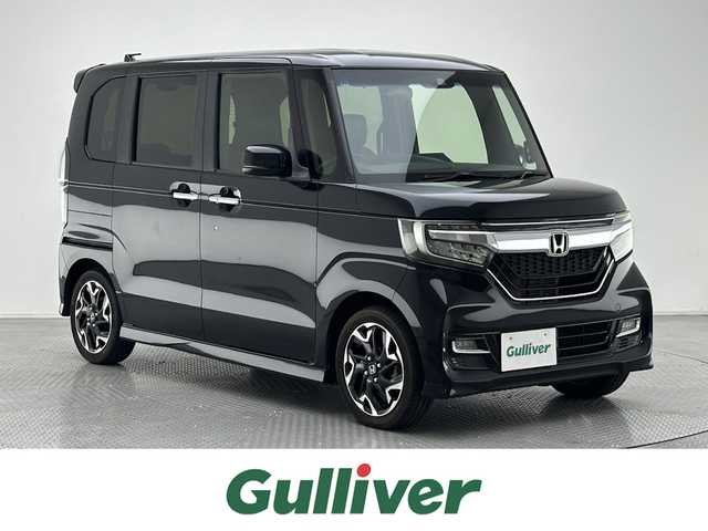 ホンダ Ｎ ＢＯＸ カスタム G L ターボ ホンダセンシング 兵庫県 2018(平30)年 4.3万km クリスタルブラックパール ホンダセンシング/ハーフレザーシート/純正ナビ/（CD＆SD＆BT）/バックカメラ/ビルトインETC/両側パワースライドドア/パドルシフト/クリアランスソナー/レーダークルーズコントロール/オートライト/LEDライト/フロアマット/スマートキー/プッシュスタート/W＆サイド＆カーテンエアバック