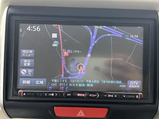 ホンダ Ｎ ＢＯＸ スラッシュ G Aパッケージ 熊本県 2015(平27)年 7.3万km スマートブラック クラリオンナビ（ＣＤ・ＤＶＤ・フルセグ・ＢＴ）/バックカメラ　/ＥＴＣ　/衝突軽減ブレーキ　/横滑り防止　/純正フロアマット　/電動格納ミラー　/オートライト　/スマートキー　/プッシュスタート　/電動パーキング