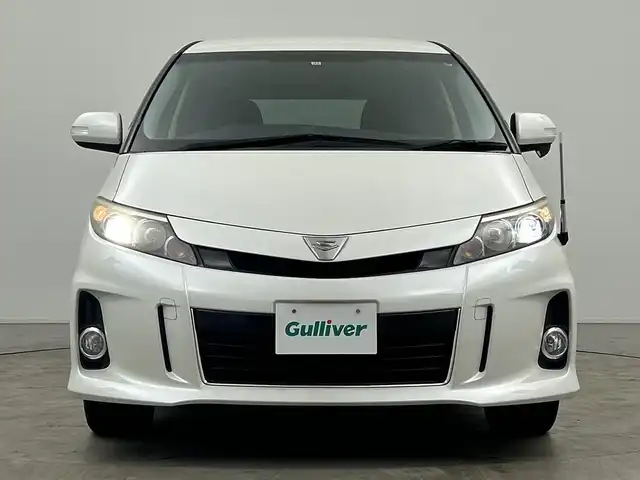トヨタ エスティマ アエラス プレミアムエディション 三重県 2013(平25)年 2.1万km ホワイトパールクリスタルシャイン /純正ナビ//バックカメラ//パワーシート//クルーズコントロール//ETC//アイドリングストップ//ハーフレザーシート//フロアマット//スマートキー//両側パワースライドドア//オットマン//オートライト//HIDヘッドライト